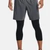 Under Armour GRAPHIC - Krótkie Spodenki Sportowe - Pitch Gray / / Black