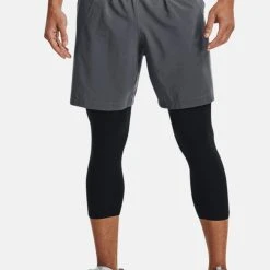 Under Armour GRAPHIC - Krótkie Spodenki Sportowe - Pitch Gray / / Black