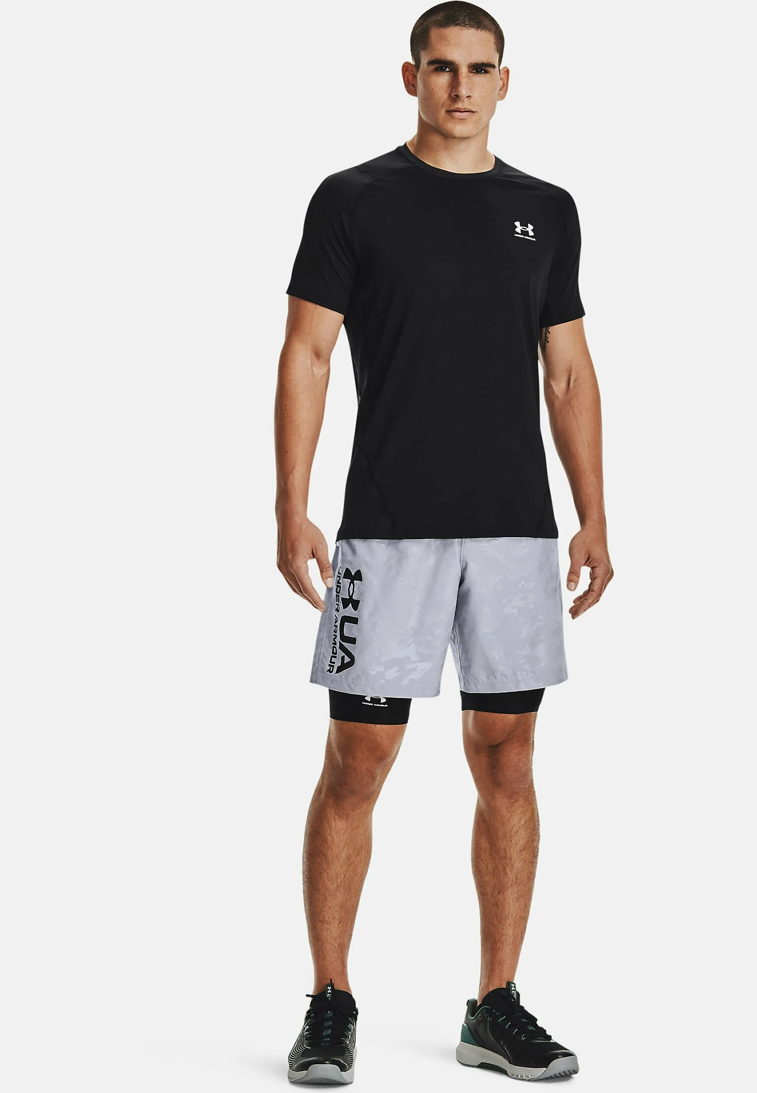 T-shirt basic - black Under Armour T-shirt Basic - Black -Under Armour shop 7c3ca6ec36fd4e52aa1a1f4d296b1550