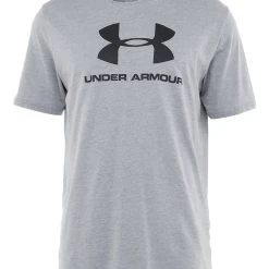 Under Armour STYLE LOGO - T-shirt Z Nadrukiem - Steel Light Heather/black 4 Under Armour STYLE LOGO - T-shirt Z Nadrukiem - Steel Light Heather/black -Under Armour shop 7c86aa29258245ffb62f13eb3021570e