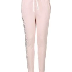 Under Armour RIVAL UNISEX - Spodnie Treningowe - Retro Pink White Black