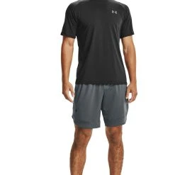 Under Armour T-shirt Z Nadrukiem - Black