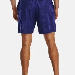 Under Armour EMBOSS - Krótkie Spodenki Sportowe - Sonar Blue -Under Armour shop 8537deefd0e3451b9d02cd405bdc8ab2
