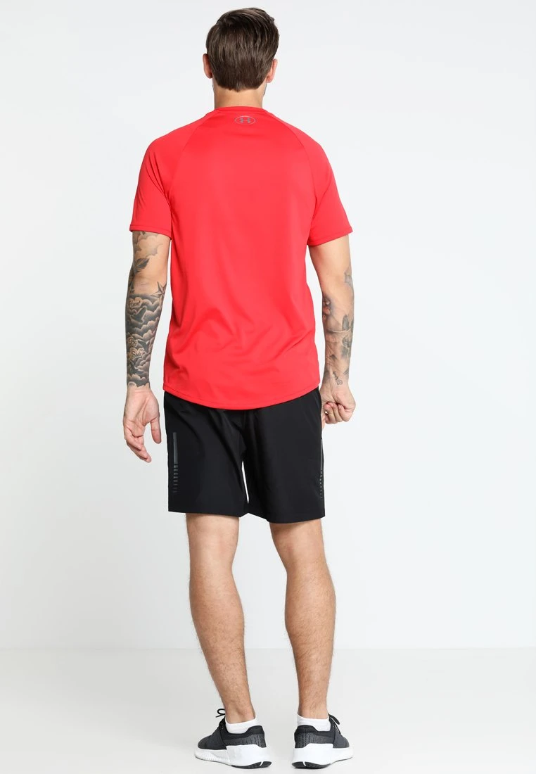 Under Armour TECH 2.0 TEE - Koszulka Sportowa - Red/graphite 3 Under Armour TECH 2.0 TEE - Koszulka Sportowa - Red/graphite - obrazek 3