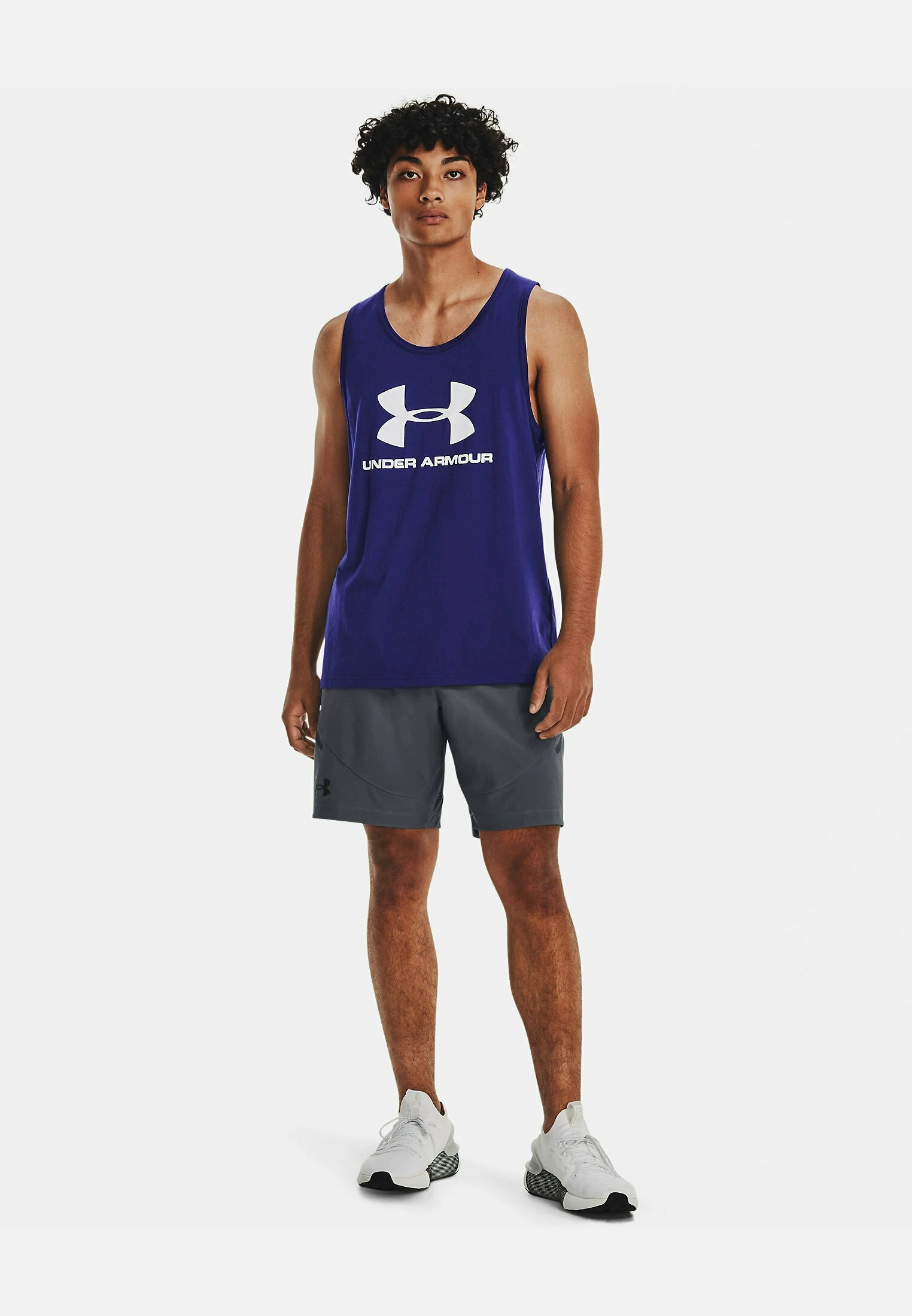 Under Armour SPORTSTYLE LOGO - Top - Sonar Blue 1 Under Armour SPORTSTYLE LOGO - Top - Sonar Blue