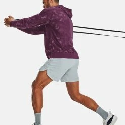 Under Armour PEAK - Krótkie Spodenki Sportowe - Harbor Blue -Under Armour shop 88d2d5aa52b04f9c81b2ea6577b81650