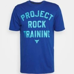 Under Armour ROCK TRAINING - T-shirt Z Nadrukiem - Blue Mirage/blue Surf -Under Armour shop 89dabbb57ec74d88ae3d5764fae0855d scaled
