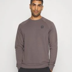 Under Armour RIVAL CREW - Bluza - Fresh Clay/onyx White