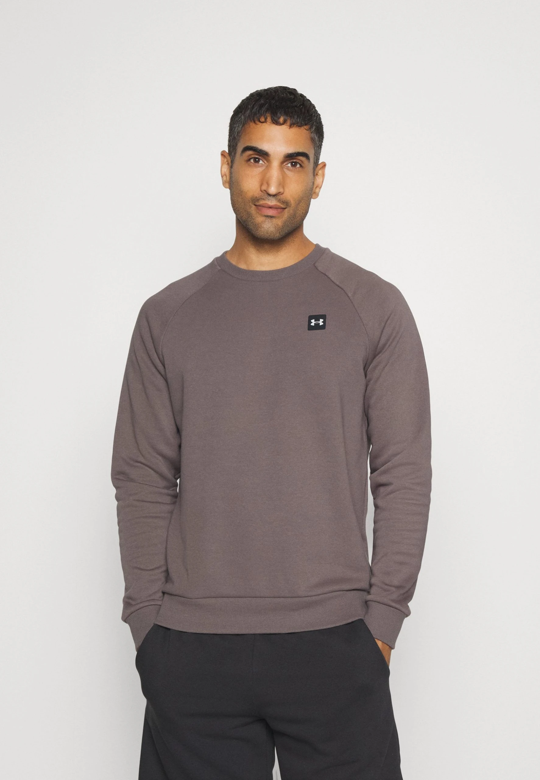 Under Armour RIVAL CREW - Bluza - Fresh Clay/onyx White 1 Under Armour RIVAL CREW - Bluza - Fresh Clay/onyx White