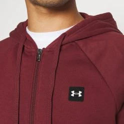 Under Armour RIVAL HOODIE - Bluza Rozpinana - Chestnut Red/onyx White 5 Under Armour RIVAL HOODIE - Bluza Rozpinana - Chestnut Red/onyx White -Under Armour shop 8a063b62bc0943c3a69e0ae4ac394c35 scaled