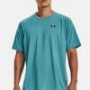 Under Armour NOVELTY TECH 2.0 TRAININGS - T-shirt Z Nadrukiem - Glacier Blue