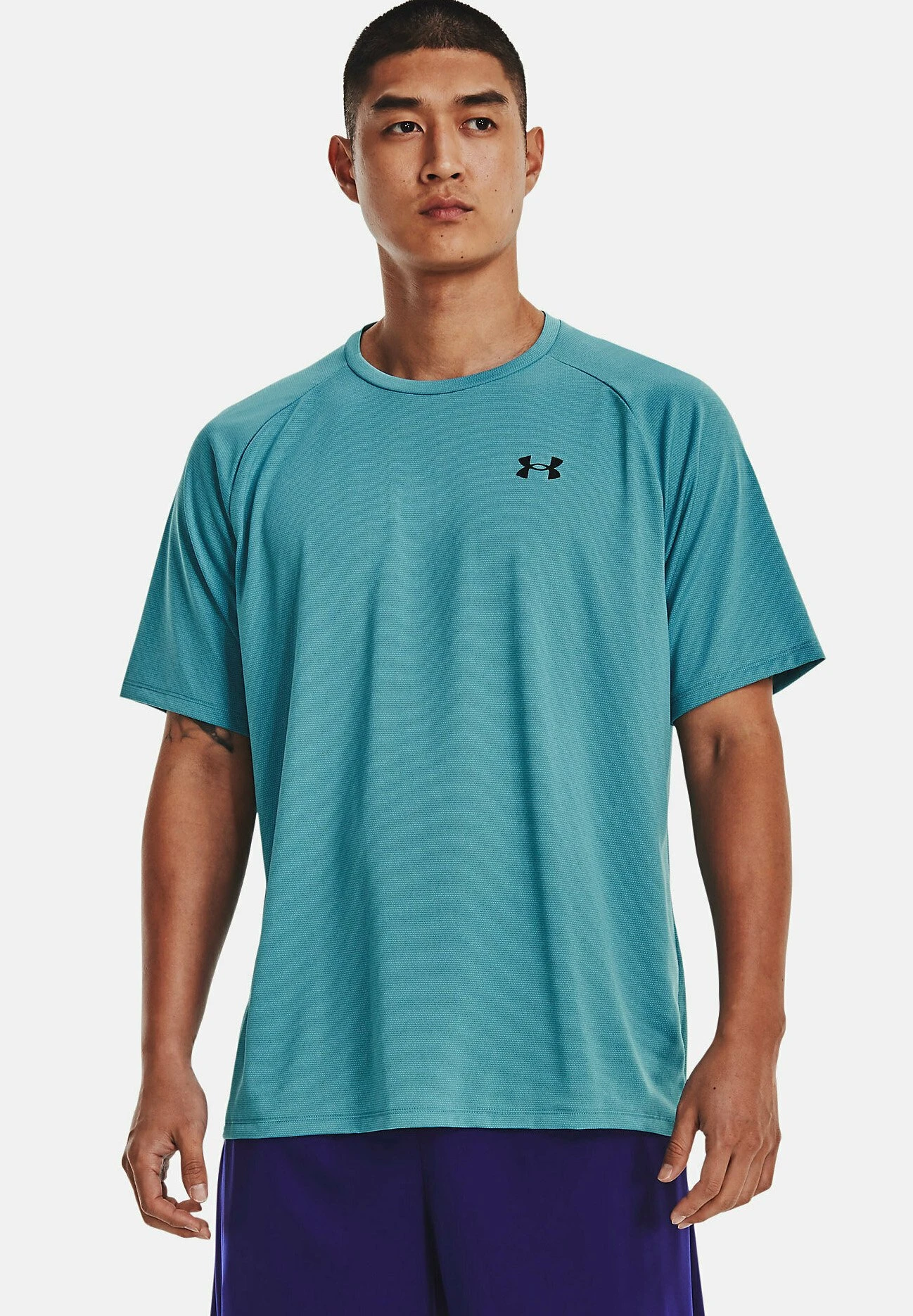 NOVELTY TECH 2.0 TRAININGS - T-shirt z nadrukiem - glacier blue Under Armour NOVELTY TECH 2.0 TRAININGS - T-shirt Z Nadrukiem - Glacier Blue -Under Armour shop 8b099f4858274381aa6705ca1c5771d9