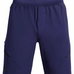 Under Armour UNSTOPPABLE - Krótkie Spodenki Sportowe - Sonar Blue -Under Armour shop 8b2919fe27954e758c6bcde5308d920c