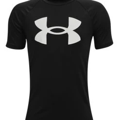 Under Armour FUSSBALL - T-shirt Z Nadrukiem - Schwarz
