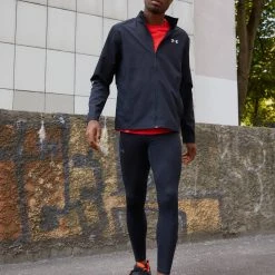 Under Armour STORM RUN JACKET - Kurtka Do Biegania - Black/white