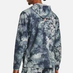 Under Armour UA ANYWHERE STORM SHINE - Kurtka Do Biegania - Harbor Blue -Under Armour shop 8df24fe65be84abc844006014dd27a30