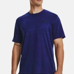 Under Armour TECH VENT JACQUARD SS - Koszulka Sportowa - Sonar Blue