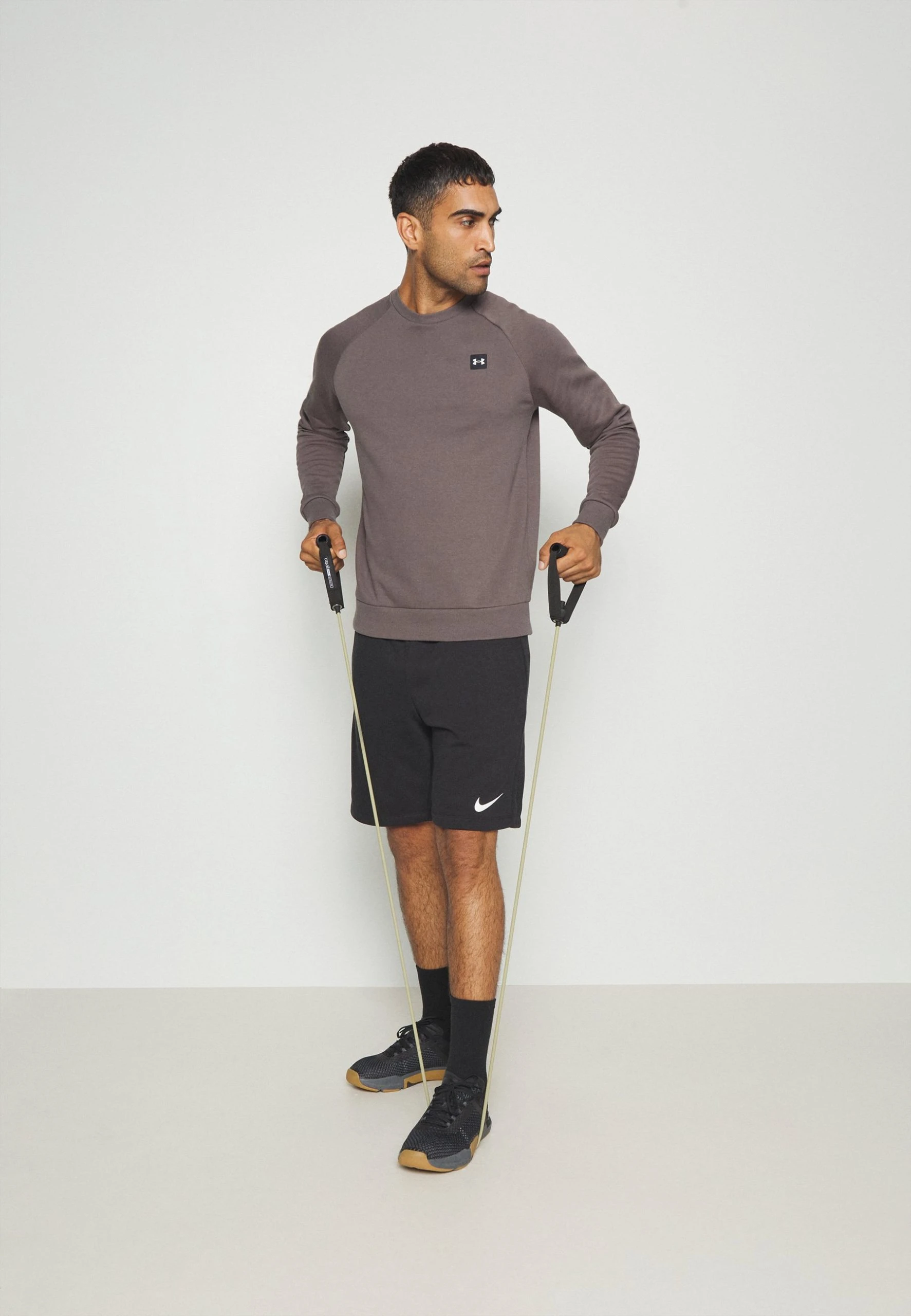 Under Armour RIVAL CREW - Bluza - Fresh Clay/onyx White 2 Under Armour RIVAL CREW - Bluza - Fresh Clay/onyx White - obrazek 2