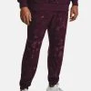 Under Armour UA JOURNEY TERRY - Spodnie Treningowe - Purple Stone