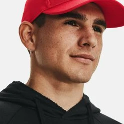 Under Armour BLITZING ADJ - Czapka Z Daszkiem - Red