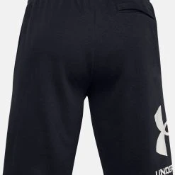 Under Armour RIVAL BIG LOGO - Krótkie Spodenki Sportowe - Black -Under Armour shop 950a5e2c77504d33892f3c7ab4367760