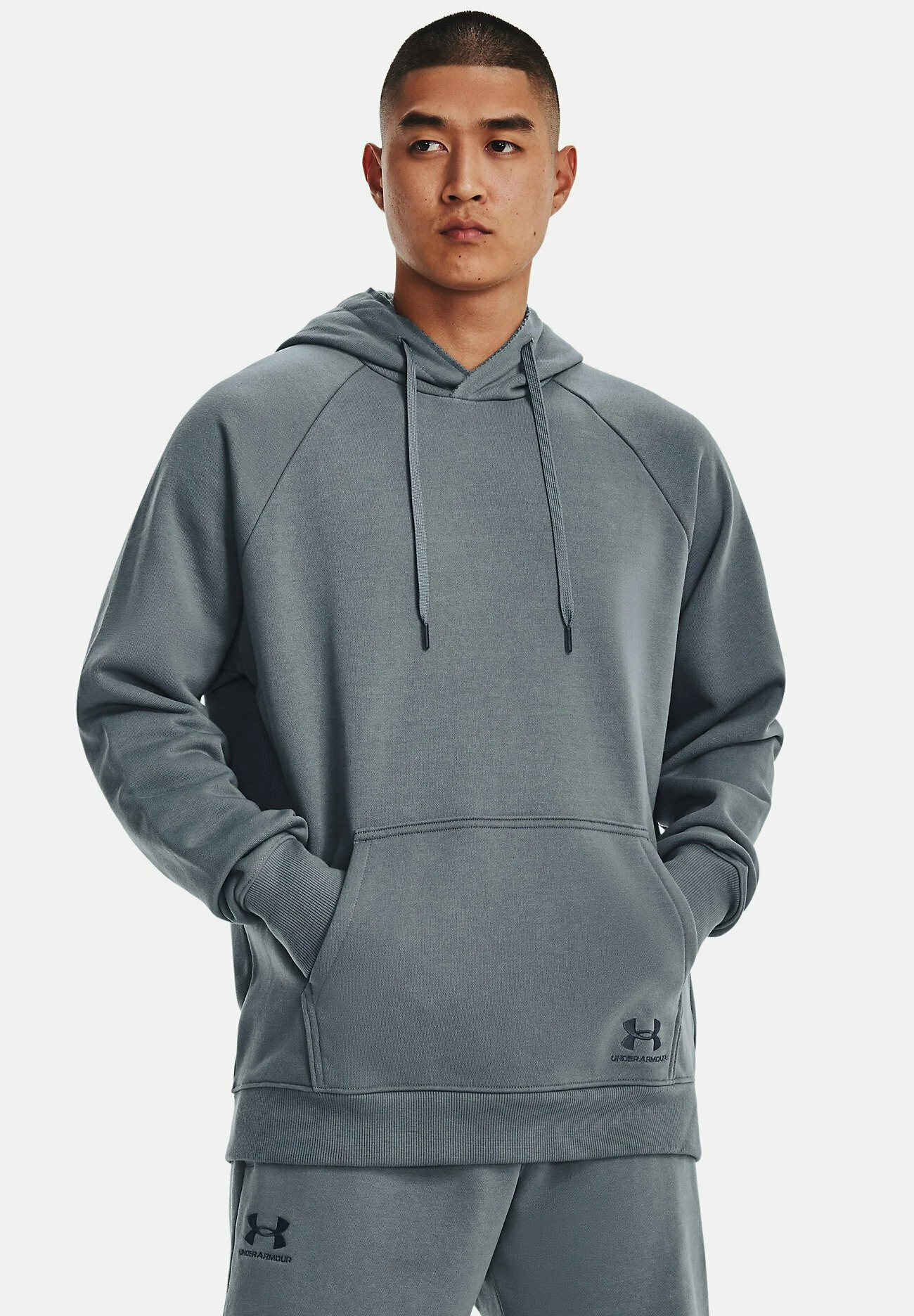 HEAVYWEIGHT TERRY - Bluza z kapturem - gravel Under Armour HEAVYWEIGHT TERRY - Bluza Z Kapturem - Gravel -Under Armour shop 956aa193639e4ad8bf12d0b079985dc2