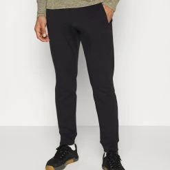 Under Armour SUMMIT - Spodnie Treningowe - Black/white