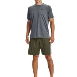 Under Armour T-shirt Z Nadrukiem - Pitch Grey