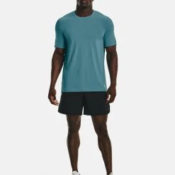 Under Armour SHORT-SLEEVES RUSH SEAMLESS SS - T-shirt Basic - Glacier Blue