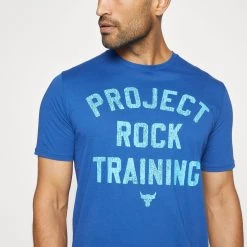Under Armour ROCK TRAINING - T-shirt Z Nadrukiem - Blue Mirage/blue Surf -Under Armour shop 9b03c434b3164ab0b8e1029dd5fc2e70 scaled