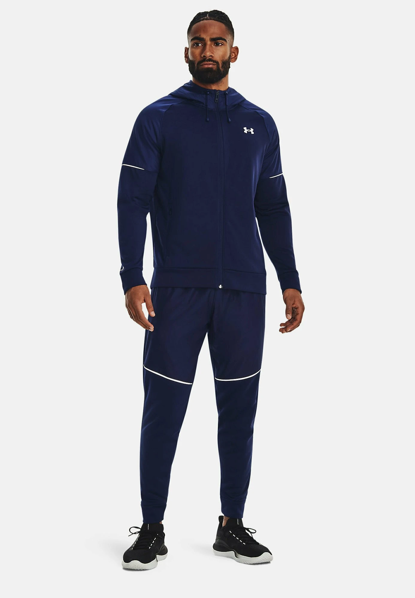 UA AF STORM - Spodnie treningowe - midnight navy Under Armour UA AF STORM - Spodnie Treningowe - Midnight Navy -Under Armour shop 9b782b2e358c4ca9b24158798bbd3669
