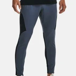 Under Armour UNSTOPPABLE - Spodnie Treningowe - Downpour Gray