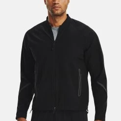 Under Armour LONG-SLEEVES UNSTOPPABLE - Kurtka Sportowa - Black