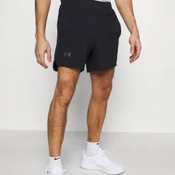 Under Armour LAUNCH SW SHORT-BLK - Krótkie Spodenki Sportowe - Black