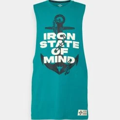 Under Armour PJT ROCK STATE OF MIND MUSCLE TANK - Top - Coastal Teal/black -Under Armour shop a7b4df019bd7480fb1145e115db3b196 scaled
