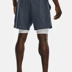 Under Armour VANISH - Krótkie Spodenki Sportowe - Downpour Gray -Under Armour shop ab26f66920044af29401909de383a9ab