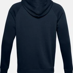 Under Armour RIVAL HOODIE - Bluza Rozpinana - Academy -Under Armour shop ab93f14f675245a69bb11881bbfb7832