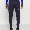 Under Armour CHALLENGER - Spodnie Treningowe - Midnight Navy/white