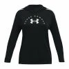 Under Armour LONG-SLEEVES - Bluza Z Kapturem - Black