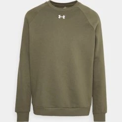 Under Armour RIVAL CREW - Bluza - Marine Green/white -Under Armour shop b05b893ca87343988e8f0ec3ad563e54 scaled