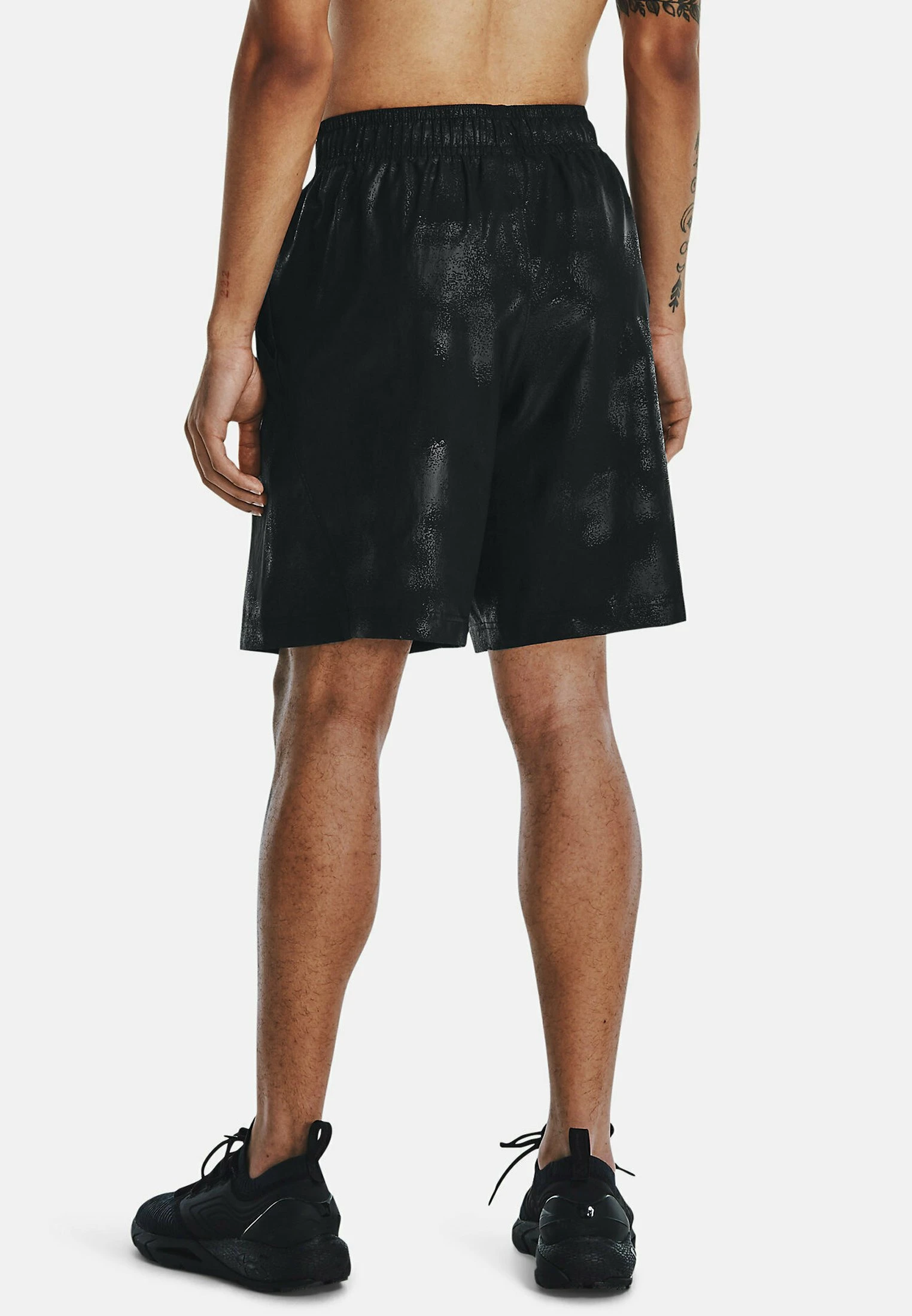 Under Armour EMBOSS - Krótkie Spodenki Sportowe - Black (001) 3 Under Armour EMBOSS - Krótkie Spodenki Sportowe - Black (001) - obrazek 3