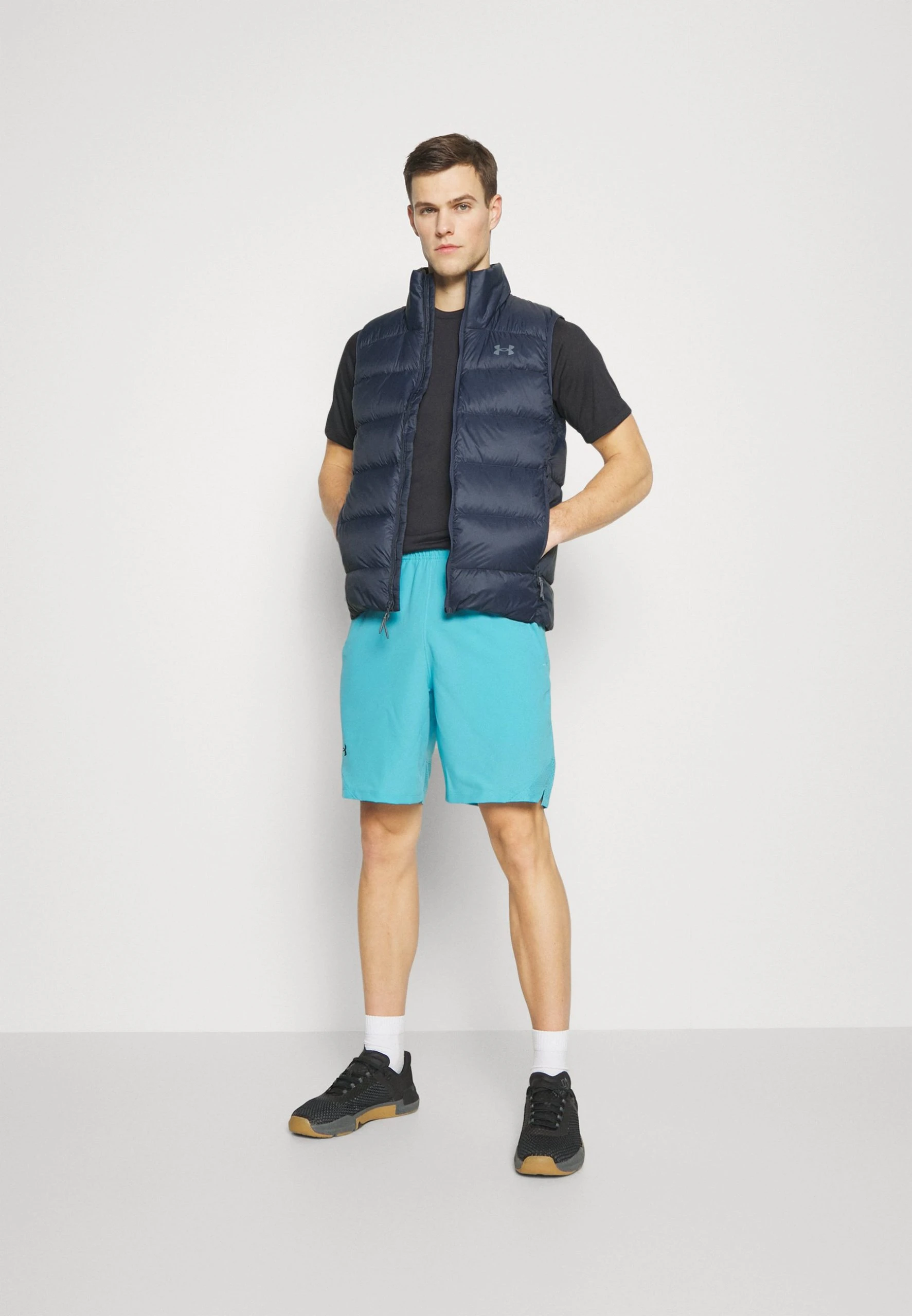 Under Armour ARMOUR 2.0 VEST - Kamizelka - Downpour Gray/gravel 2 Under Armour ARMOUR 2.0 VEST - Kamizelka - Downpour Gray/gravel - obrazek 2