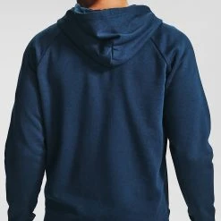 Under Armour RIVAL HOODIE - Bluza Rozpinana - Academy -Under Armour shop b0bdf228e34546c895bf05e7fae44431