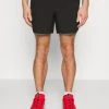Under Armour HIIT WOVEN - Krótkie Spodenki Sportowe - Black/pitch Gray