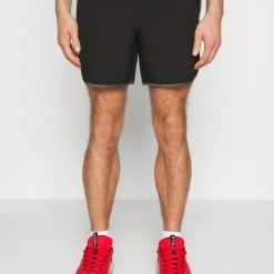 Under Armour HIIT WOVEN - Krótkie Spodenki Sportowe - Black/pitch Gray