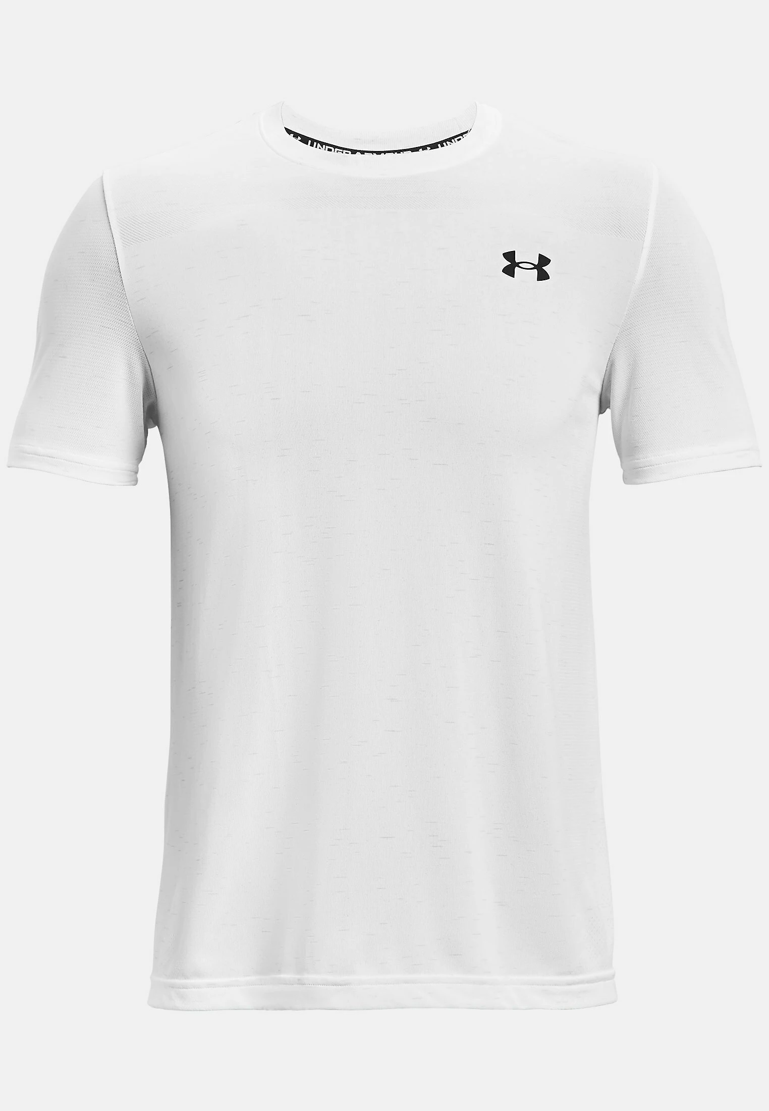 Under Armour SEAMLESS - T-shirt Z Nadrukiem - White 4 Under Armour SEAMLESS - T-shirt Z Nadrukiem - White - obrazek 4