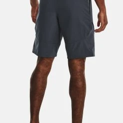 Under Armour UNSTOPPABLE - Krótkie Spodenki Sportowe - Downpour Gray -Under Armour shop b33895f5f88145c6b08aa7735e6e1a8f