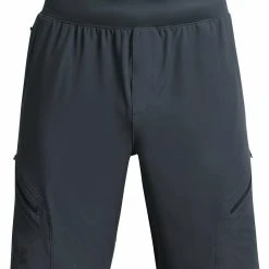 Under Armour UNSTOPPABLE - Krótkie Spodenki Sportowe - Downpour Gray -Under Armour shop b422a575efa348c5b6d7d43ed0f3c4e9