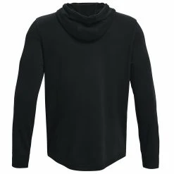 Under Armour UA RIVAL LOGO - Bluza Z Kapturem - Black -Under Armour shop b4b9570cbd764c309fe4acea376bfa42