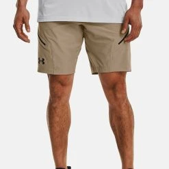 Under Armour UNSTOPPABLE - Krótkie Spodenki Sportowe - Sahara